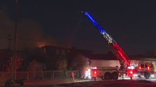 Fire reignites at former Culp Weaving Mill in Graham