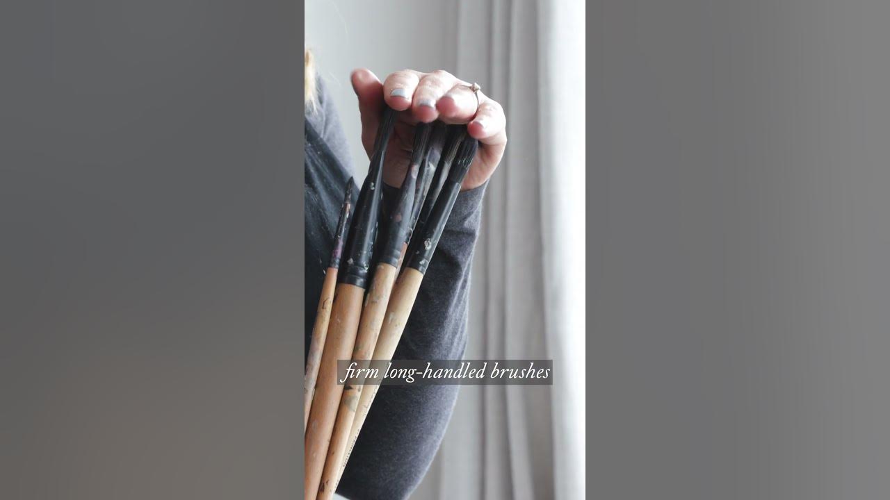 Paint Brushes for Acrylics - What Beginners NEED to Know about Paintbrushes  