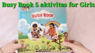Buku edukasi anak buku kain for boy girl Busy book soft book Buku pintar 5aktivitas edukasi screenshot 3