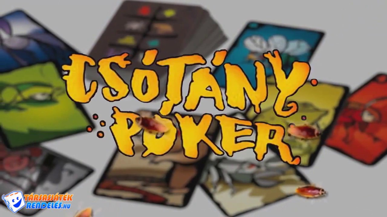 Csótánypóker társasjáték - YouTube