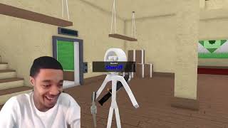 ROBLOX Murder Mystery  FUNNY MOMENTS TEAMER