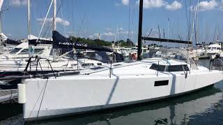 Pogo 36 test sail in Sainte Marine