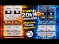 Big Solar Upgrade ⚡ 2×8KW Hata kar 10KW Inverex Lagaya | Full Power Backup Setup