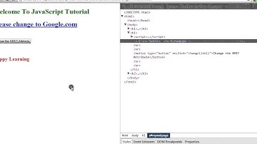 JAVASCRIPT HOW TO CHANGE HTML ATTRIBUTE DEMO