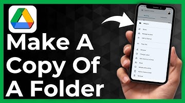 How To Make A Copy Of A Folder In Google Drive On Phone