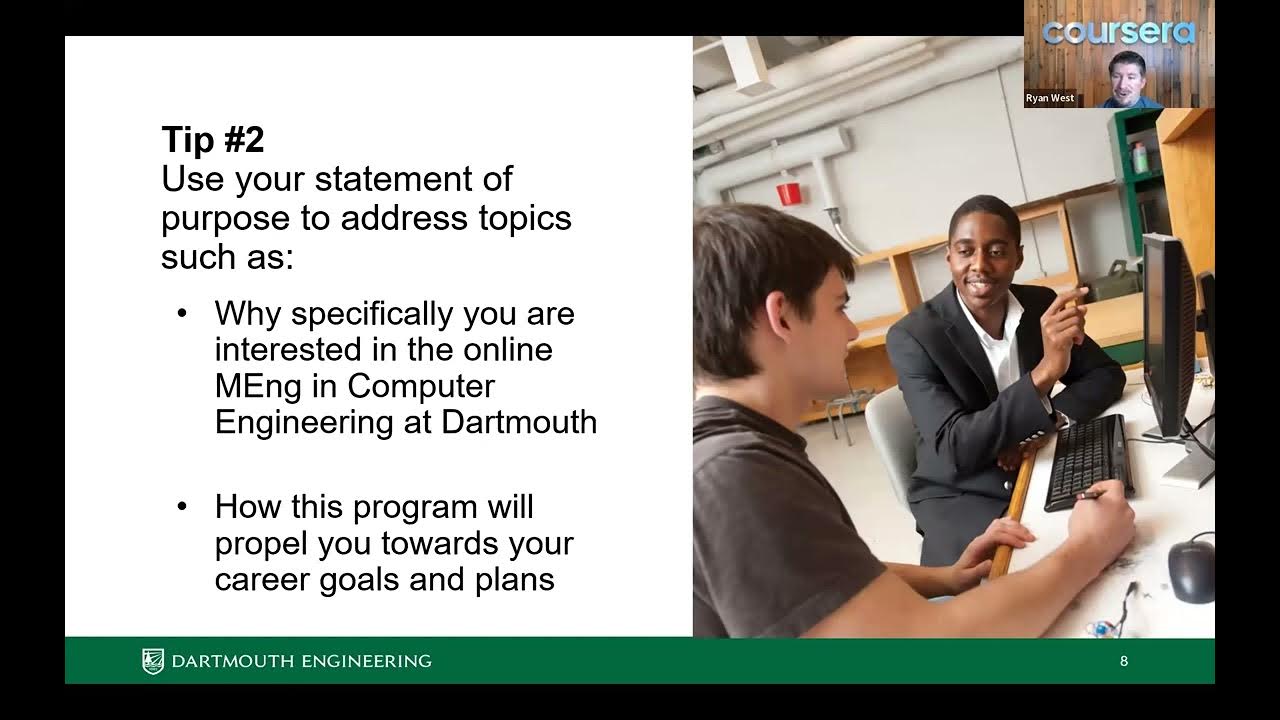 Tips for Preparing a Standout Dartmouth Application 1.9.24. YouTube