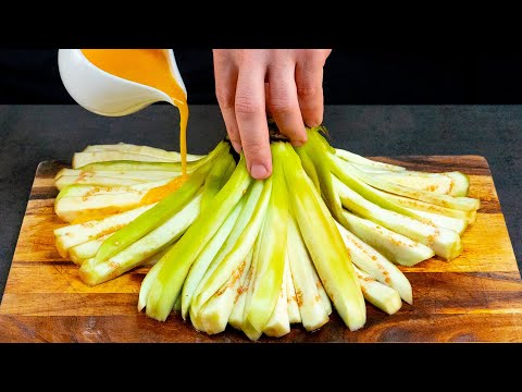 Хрустящие баклажаны с пикантным соусом