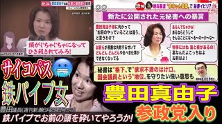 暴力集団参政党に「鉄パイプ女」豊田真由子参入🥶「このハゲー」だけじゃない数々の暴言とは！？スタンガン⚡️・フラッシュライト🔦・催涙スプレー👁️に続く新たな脅威！参政党から日本🇯🇵を守る街宣