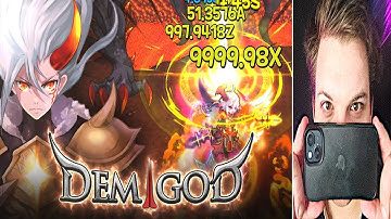 Demigod Idle: Rise of a legend - Overwhelming Action Idle RPG - Gameplay (iOS/Apple/iPhone)