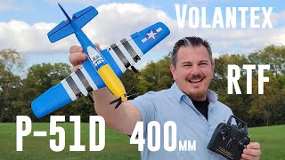 Volantex - P-51D V2 - 400mm RTF - Unbox & Maiden Flight