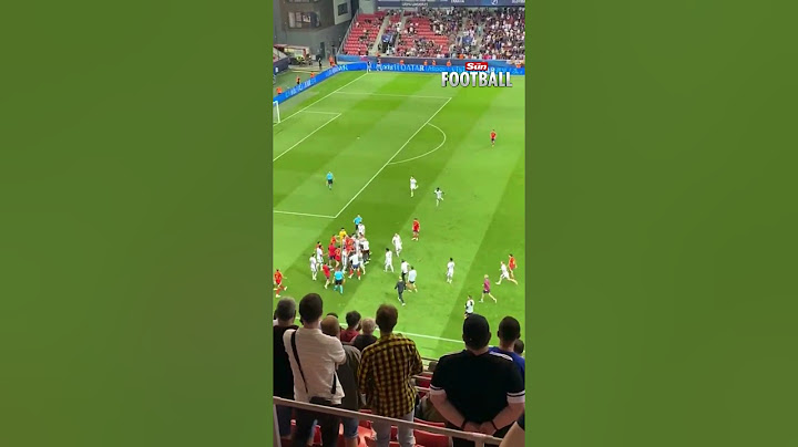 Huge BRAWL erupts moments after England U21's Euros win! 😳 #england #football #eurou21