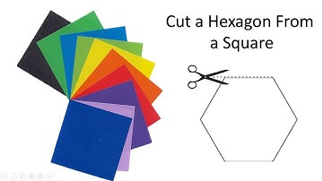 Origami Basics How to cut a hexagon from a square