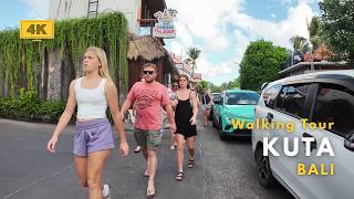 Tur Jalan Kaki KUTA, Bali 2026 | Beachwalk Mall, Pantai Kuta & Kuta Square | Musim Ramai 4K 60FPS