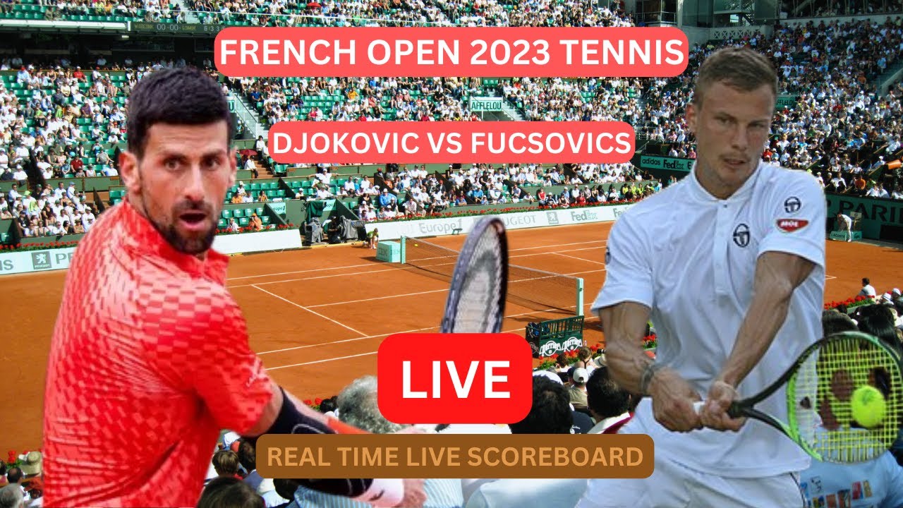 Novak Djokovic Vs Marton Fucsovics LIVE Score UPDATE Today ATP French Open 2023 Tennis 31 May 2023