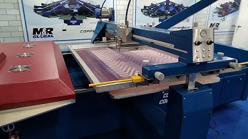 2 colour Automatic Screen Printing Machine by M&R