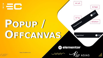 How to Create Popup / Offcanvas in Elementor Step by Step Tutorial | EC Addons