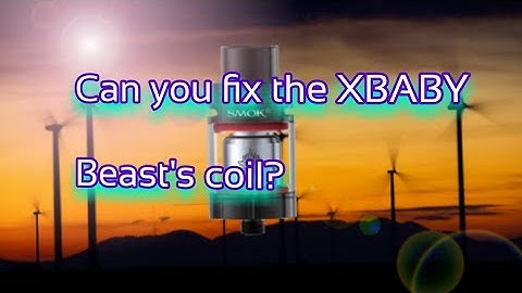 How to rewick non-rebuildable XBABY Q2 coil HEAD