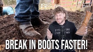 3 Ways to Break in Your Cowboy Boots Faster!