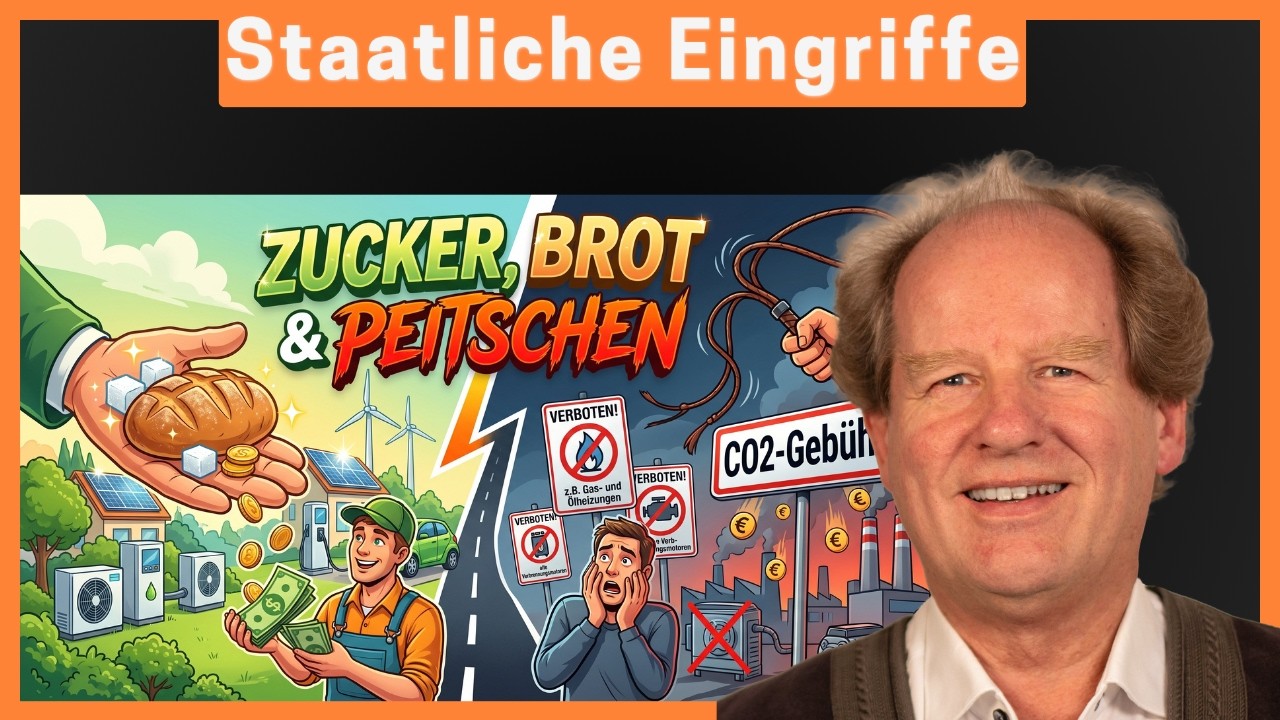 Steuern oder Subventionen um die CO2-Emissionen zu reduzieren? | Eduard Heindl Vortrag #034