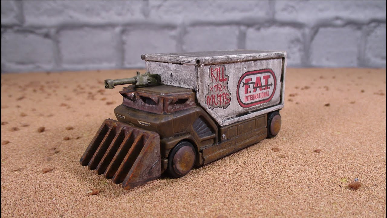 Delivery truck (Hot wheels - The Embosser) #gaslands - YouTube