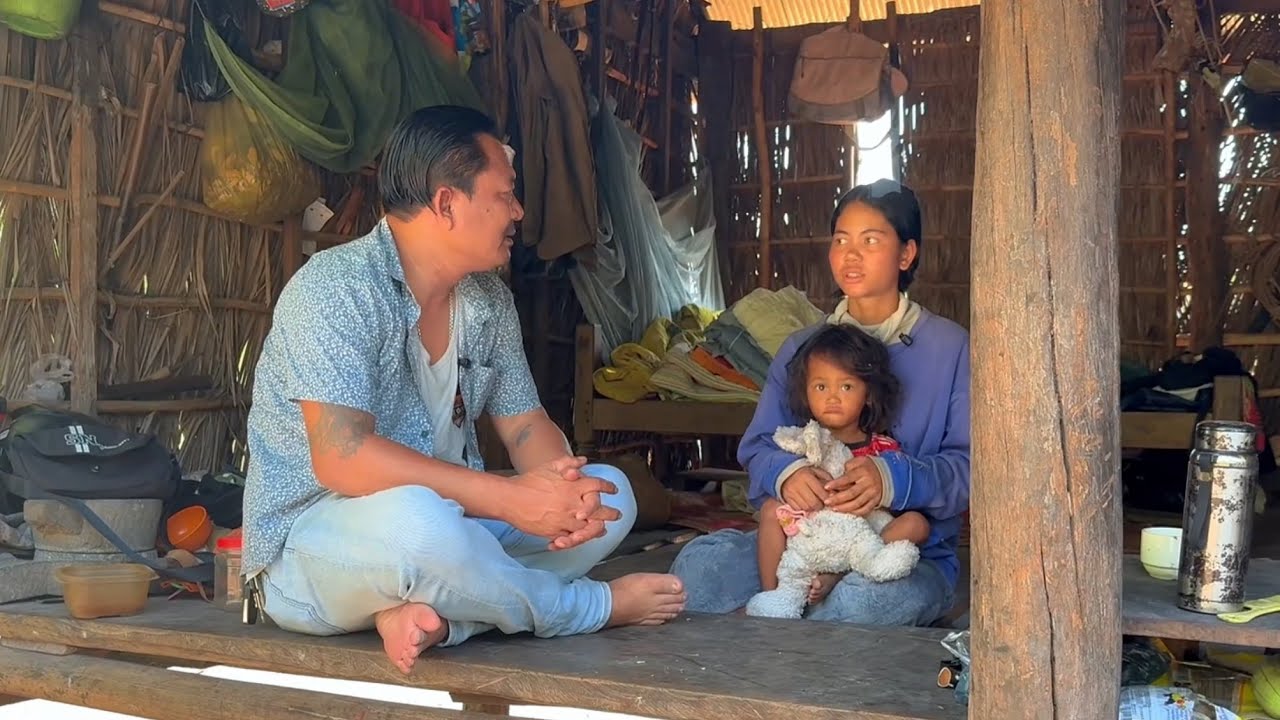 ក្មួយលីនចង់ធ្វេីជញ្ជាំងផ្ទះក្រោយតែគ្មានលទ្ធិភាព By Pou Vot 