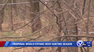 Proposal would expand deer hunting season