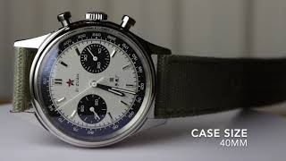 seagull panda chronograph