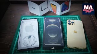 How to make DIY iPhone 12 Pro Box Accessories out of cardboard at home |  DIY iPhone 12 Pro Box - YouTube