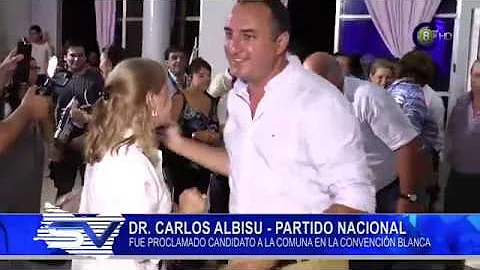 Convencin Partido Nacional en Salto - Carlos Albisu candidato a la Intendencia de Salto