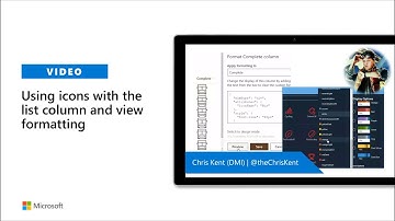 Using icons with list column and view formatting