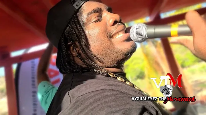 Asa Bantan in Antigua burn Whit Monday Jouvert 2022