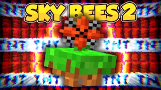 Minecraft Sky Bees 2 | EXPLOSIVE MANA GENERATION & TERRASTEEL INGOTS! #18 [Modded Questing Skyblock]