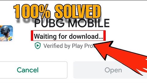 PUBG || Play Store Waiting For Download Problem Solved 2023