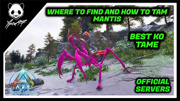 Where To Find And How To Tame Mantis In Ragnarok | ARK: Survival Ascended