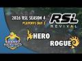 herO vs Rogue - PvZ | 2026 RSL Season 4: Playoffs Day 3 Co-Stream | StarCraft 2 Tournament