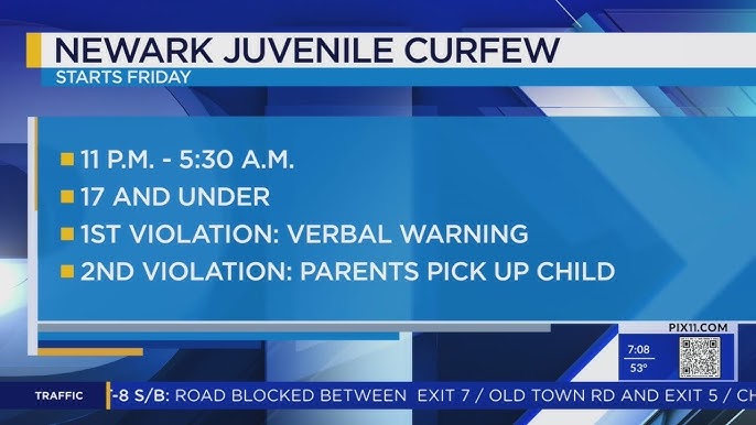 Curfew For Teens In Newark Set To Begin On Friday