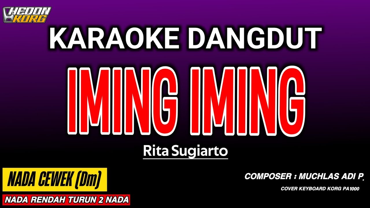 IMING IMING KARAOKE DANGDUT - RITA SUGIARTO