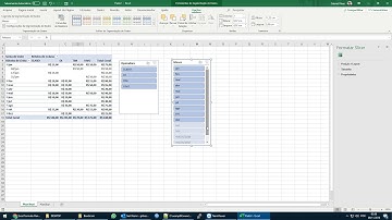 EXCEL - Segmentação de dados em tabelas dinâmicas