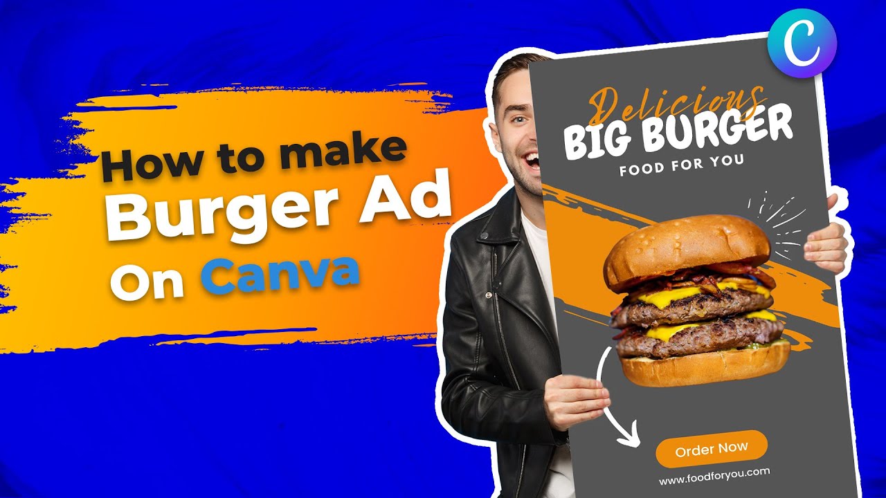 How to Design Instagram Stories in Canva? | Burger Ad Design - YouTube