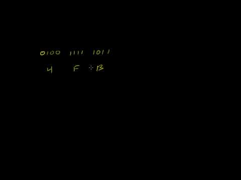 Binary to Hex convertion
