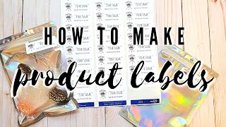 How to Make Car Freshie Labels / Fast Easy DIY Tutorial on Making Labels for a Car Freshie