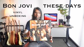 Bon Jovi these days vinyl record album unboxing
