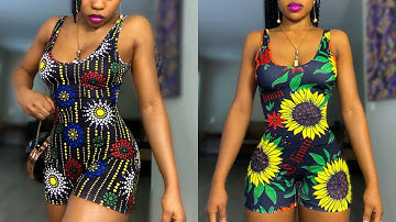EASY CUT TOGETHER SHORT ROMPER JUMPSUIT TUTORIAL | NON WAIST SEWING