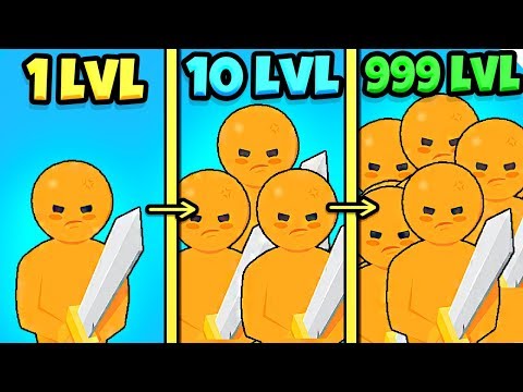 ЭВОЛЮЦИЯ АРМИИ ЧТОБЫ СОБРАТЬ АРМИЮ ДЛЯ ЗАХВАТА КОРОЛЕВСТВА В ИГРЕ BIG BATTLE 3D!