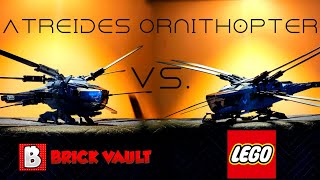 ᑐ ᑌ ᑎ ᕮ – BRICK VAULT Ornithopter VS. LEGO Ornithopter comparison [Dune 2021]
