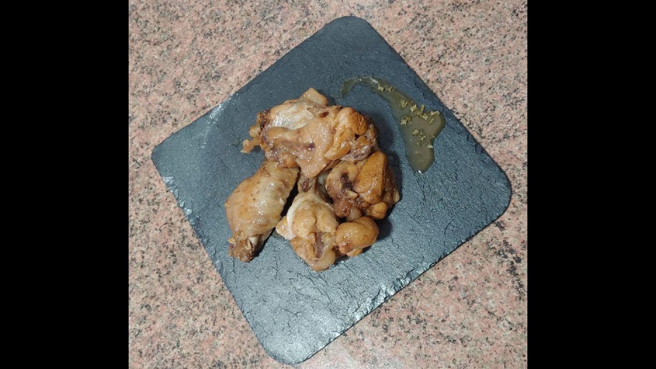 Alitas de pollo en monsieur cuisine plus con soja, miel...