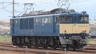 EF64-1031出区―回送、211系ナノN611編成出場―本線試運転　長野総合車両センター