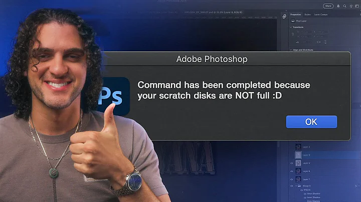 How to ACTUALLY Fix Photoshop's Scratch Disk Error Once and For All