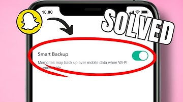 HOW TO ENABLE SMART BACKUP ON SNAPCHAT