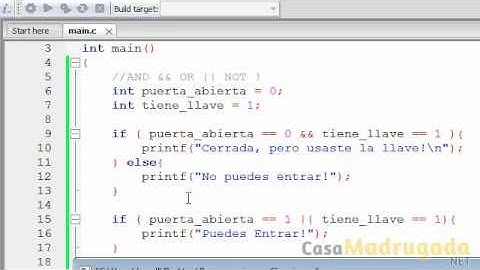 Tutorial Programacion en C - 11 - Operadores Logicos